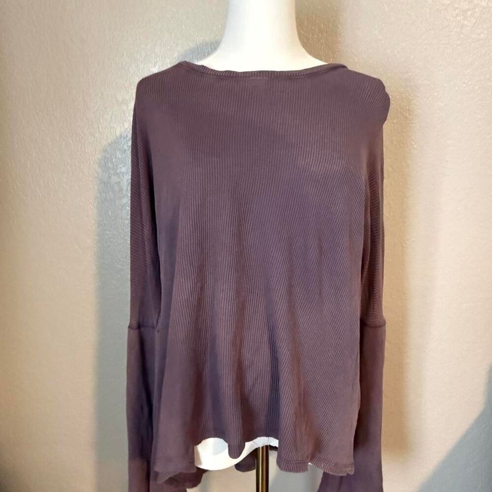 Urban-outfitters Women's Purple and Brown Shirt